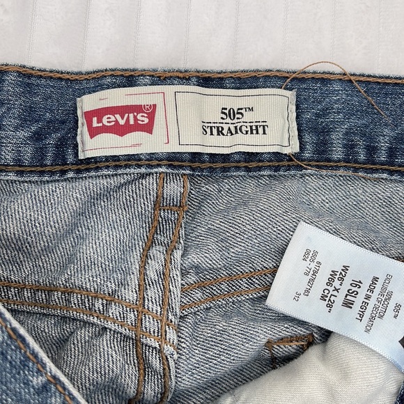 Levi's Men's 505 Straight Leg Jeans - Picture 5 of 7